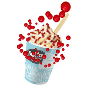 Shuffle Cheesecake Framboos,Soft Ice Corner;4,95